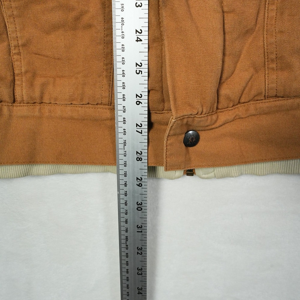 Vans x Anthony Van Engelen Hooded Barne Work Jacket Tan Mens Large AV78 Full Zip - Picture 9 of 11